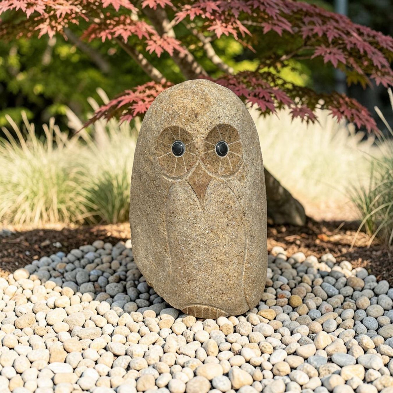Skulpturen & Statuen: Naturstein Eule Steinfigur Gartenfigur Krafttier Skulptur – Gebraucht aus Hilpoltstein von TOMTAO88 2