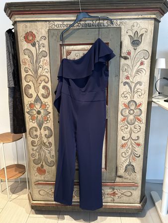 Marc Cain Jumpsuit Gr. 38 Elegant festlich dunkelblau