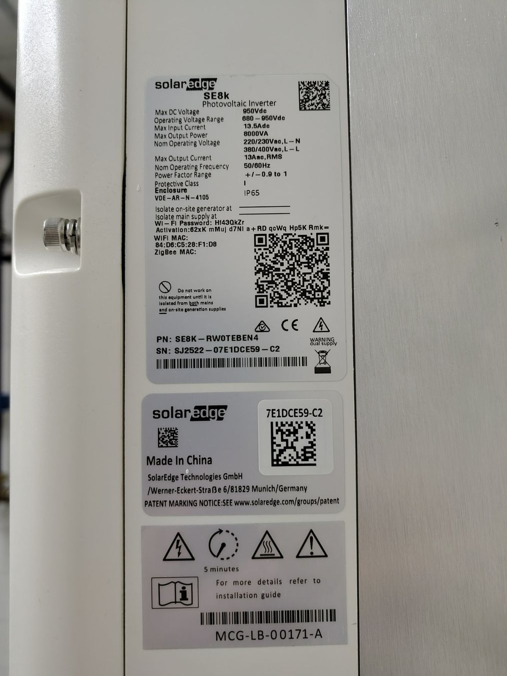 SolarEdge Inverter: Wechselrichter SolarEdge SE8K – Usato da Flawil venduto da Franzsohn 1