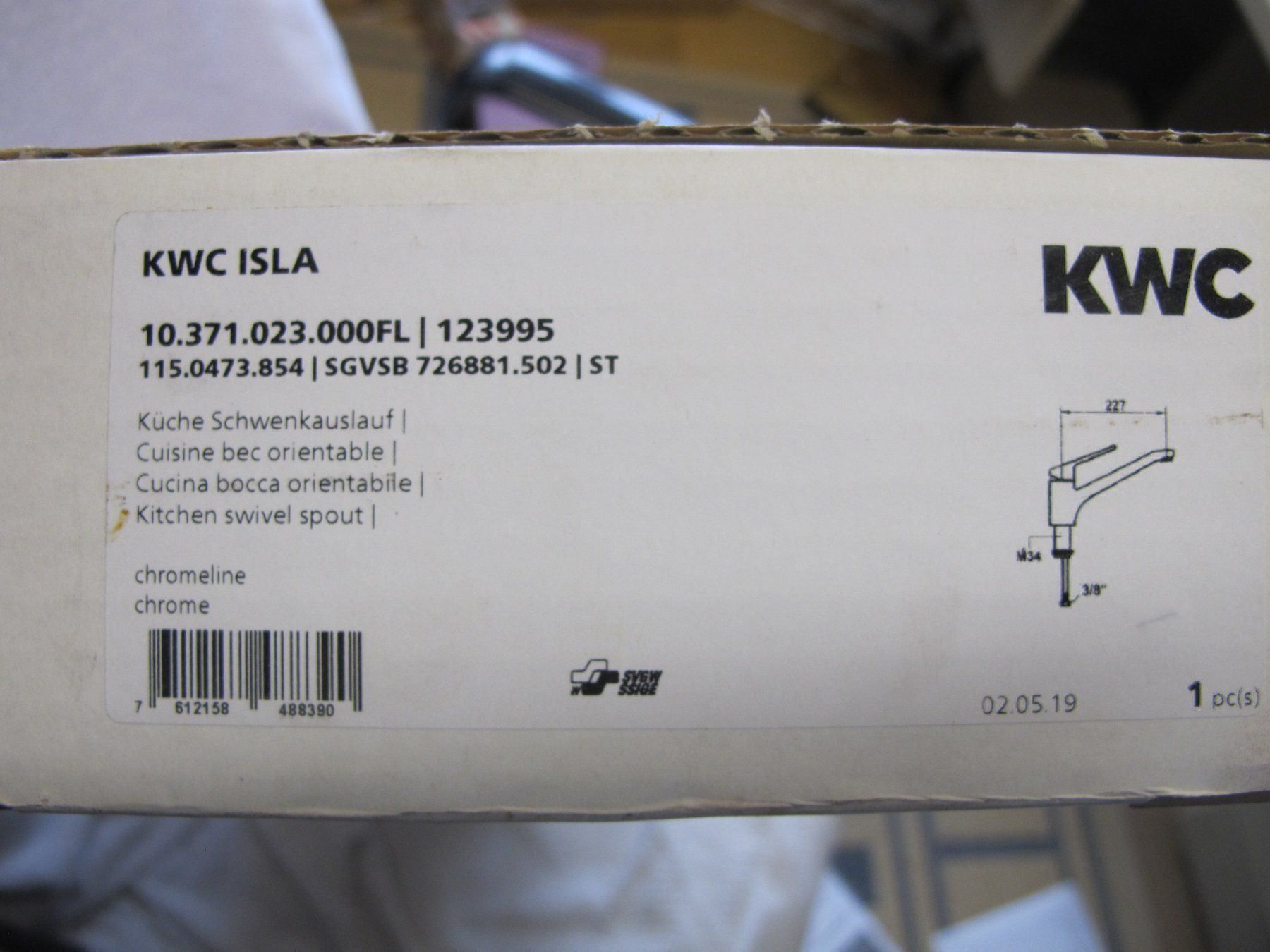 Küchengeräte: neuer KWC ISLA Küchenarmatur – Neu (gemäss Beschreibung) aus Schleinikon von Laegern99 3