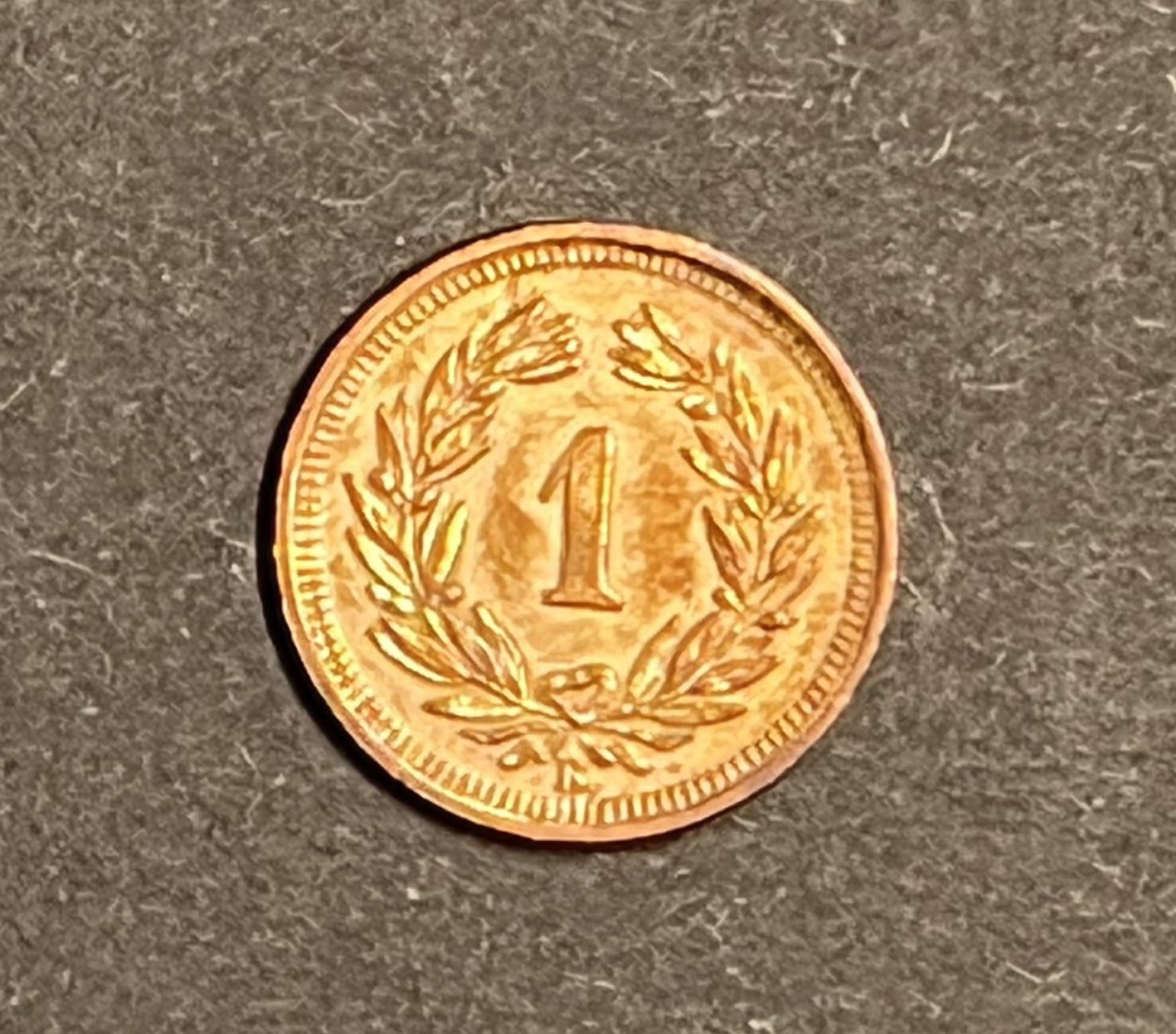 Tutti le monete: 1937 - 1 RAPPEN UNZ – Nuovo (secondo la descrizione) da Courgenay venduto da Kolfree 1