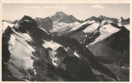Vintage Fotokarte E. Meerkämper, Oberengadin, Piz Margna