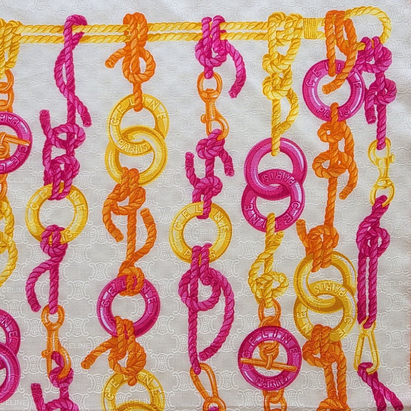 Celine Foulard & Sciarpe: CELINE Halstuch 58x58 cm Baumwolle Vintage – Nuovo (secondo la descrizione) da Zürich venduto da LIMAR 3