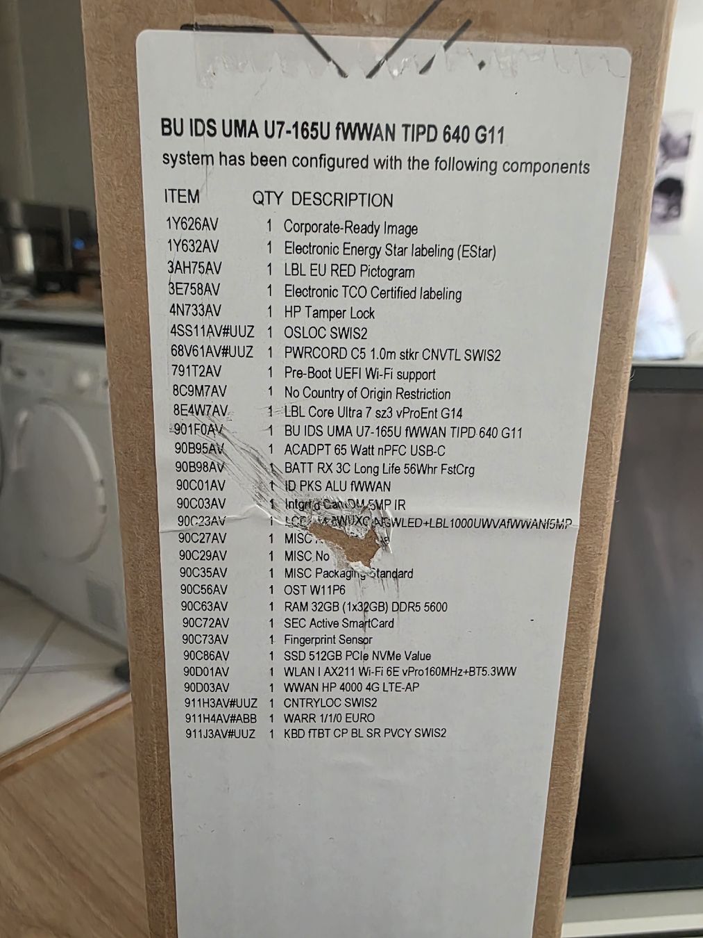 Hewlett Packard Notebook: Hp Elitebook 640 G11 – Nuovo e nell'imballaggio originale da Grand-Lancy venduto da ribeiro2110 2
