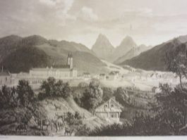 EINSIEDELN   STAHLSTICH