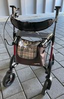 Rollator Gehhilfe TOPRO Troja aus Fachhandel bordeaux/schwar
