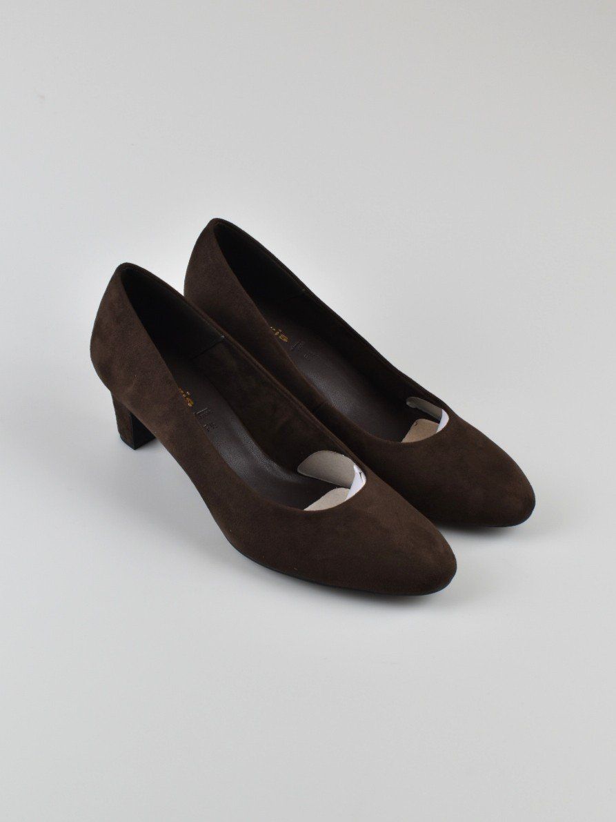 Tamaris Scarpe da donna: Tamaris Pumps, neu, braun, Gr.41 – Nuovo (secondo la descrizione) da Nürensdorf venduto da 2ND_STORY 1