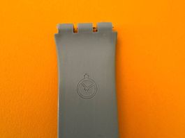 SWATCH Uhrband mit Fachhandelslogo und 7 Löchern von 1984