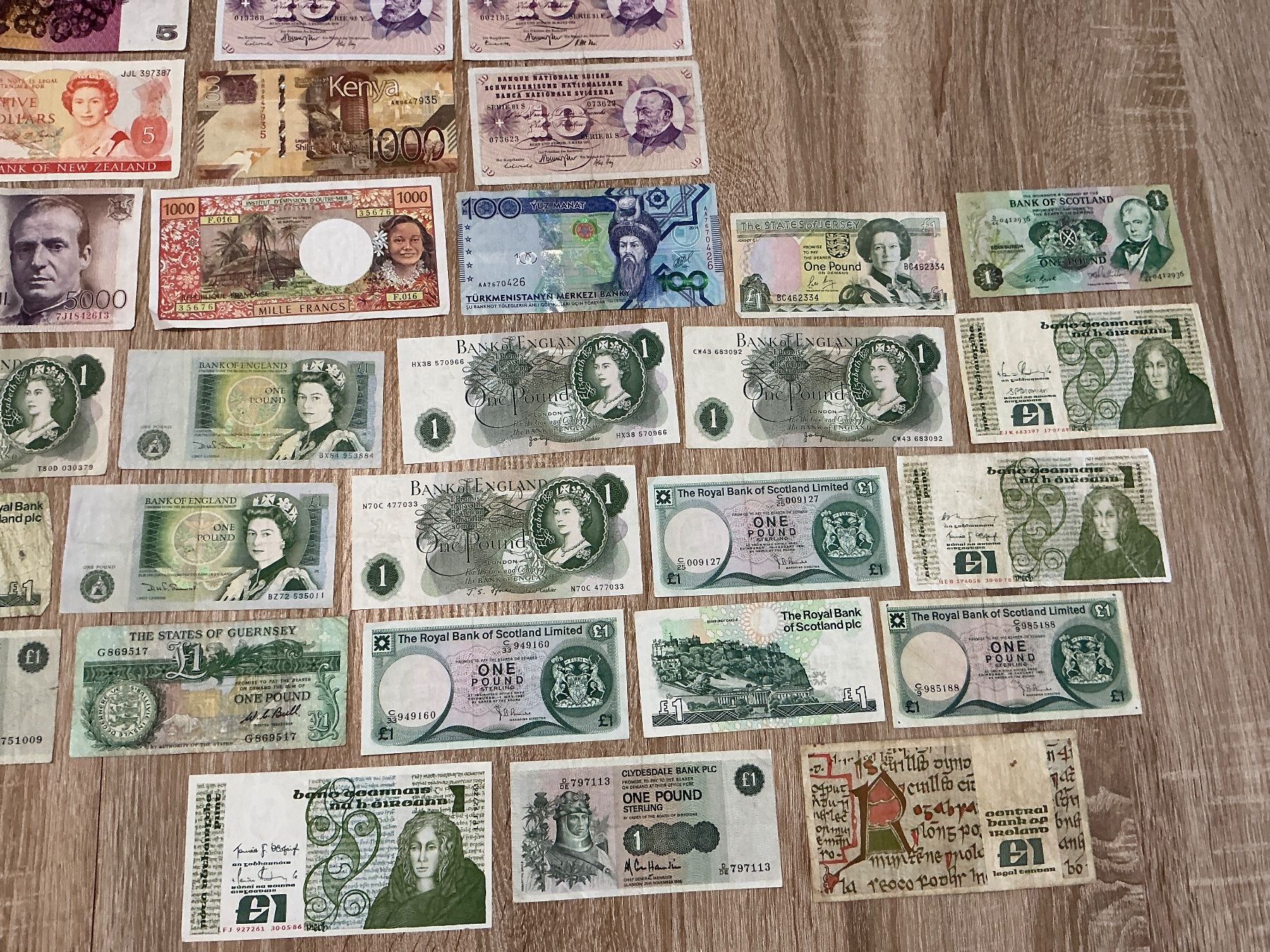 Banconote: Lot hohe Werte, CH plus diverse UK Pfund – Usato da Dietikon venduto da Numi2000 2