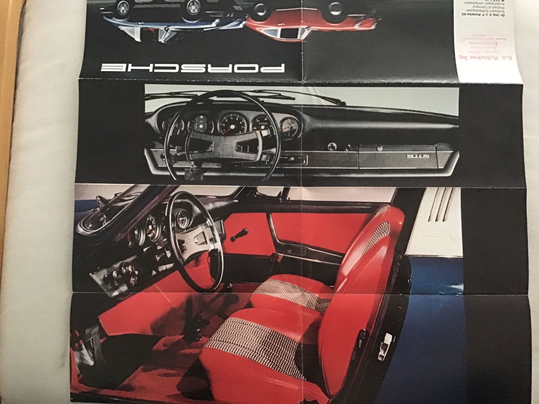 Porsche Documenti: Porsche Programm Faltprospekt August 1968 – Usato da Scherzingen venduto da Starseller62 8