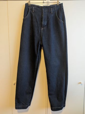 Massimo Dutti Denim Jeans, Dark Wash, High Waist EU38