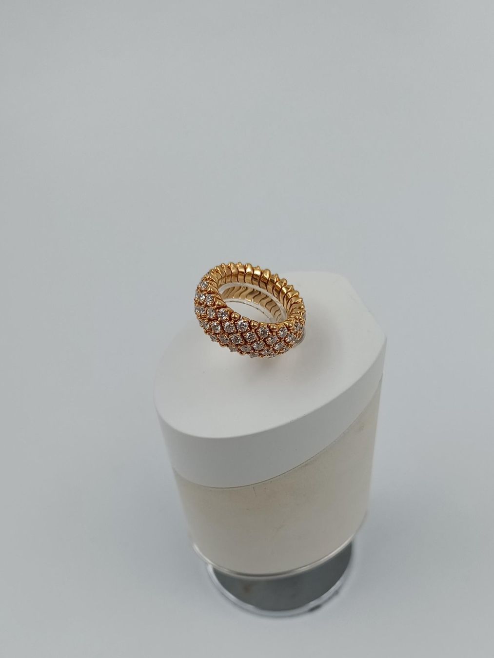 Anelli: FULL PAVÉ DIAMANT RING IN 750 ROTGOLD – Usato da Luzern venduto da EdiGem 9
