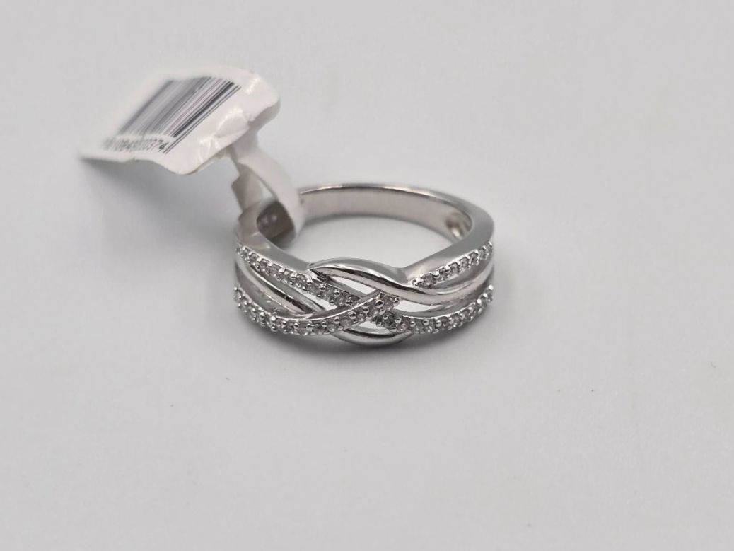 Anelli: Ring Silber 925 Zirkonia Gr. 52 – Nuovo e nell'imballaggio originale da Zug venduto da gold.schmuck 2