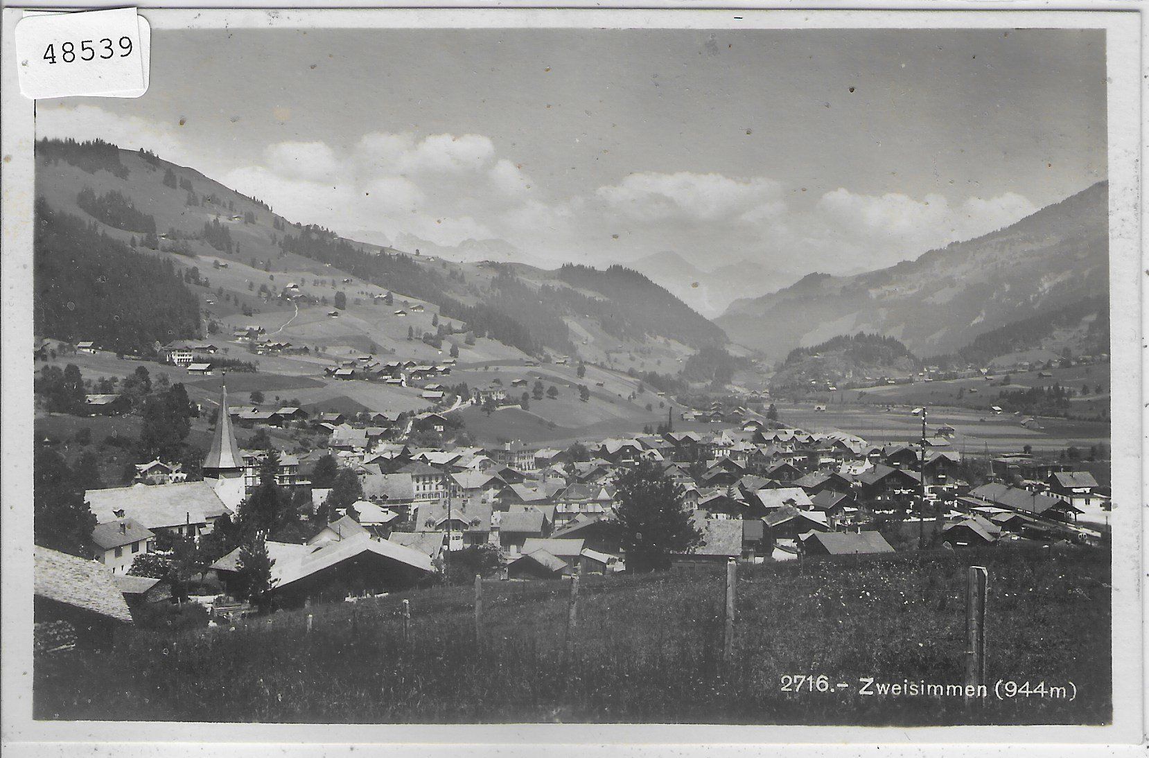 Cartes postales: Zweisimmen - Generalansicht – D'occasion à Ettingen par Kartenplanet