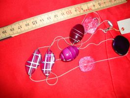 Violette Modeschmuck Kette