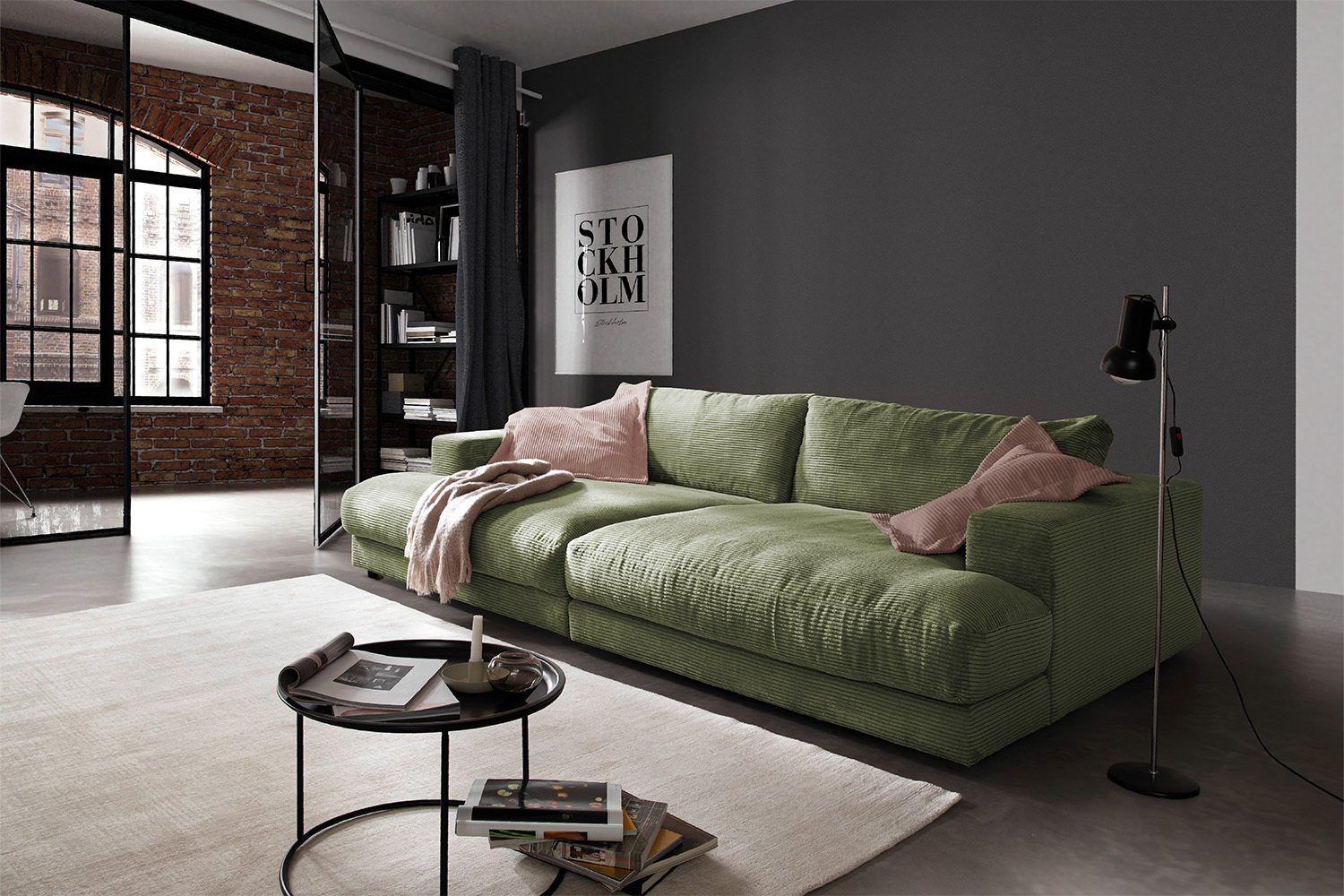 Divani: Big Sofa High End in Cord turtle – Nuovo e nell'imballaggio originale da Bischofszell venduto da deluxe-moebel 2