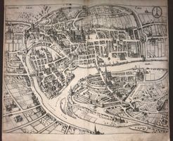 Lüttich Liege Kupferstich von Merian