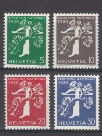 Tutti i francobolli: SBK 232z - 235 postfrisch – Usato da Bürglen TG venduto da StampGraf