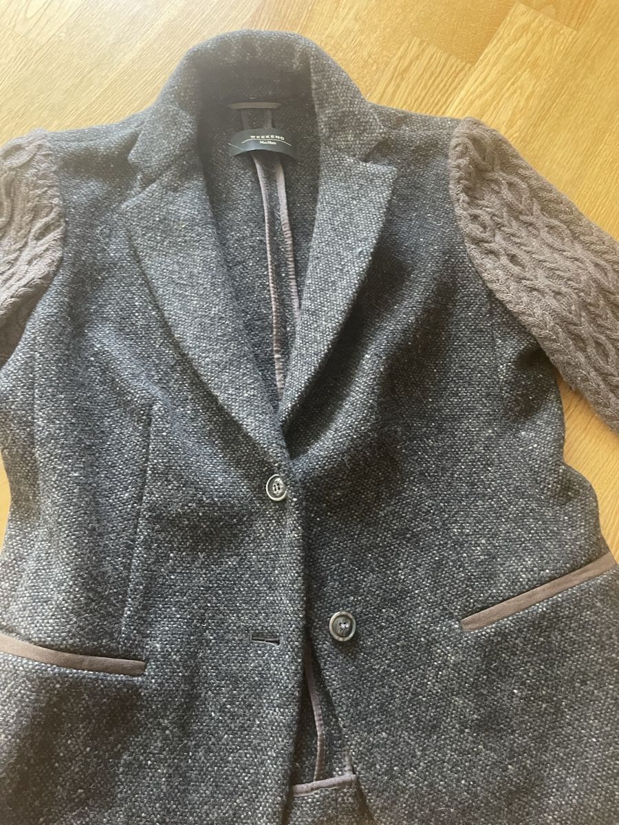 Max Mara Giacche: MaxMara Weekend Blazer aus Wolle Gr. 40 Strickärmel Wolle – Usato da Rüschlikon venduto da leo_mwz2 3