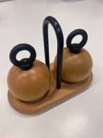 MCM Bodum Denmark kugelförmige Salz und Pfeffer Mühlen 1980s