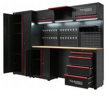 Werkstatteinrichtung mit LED | Werkstattschrank