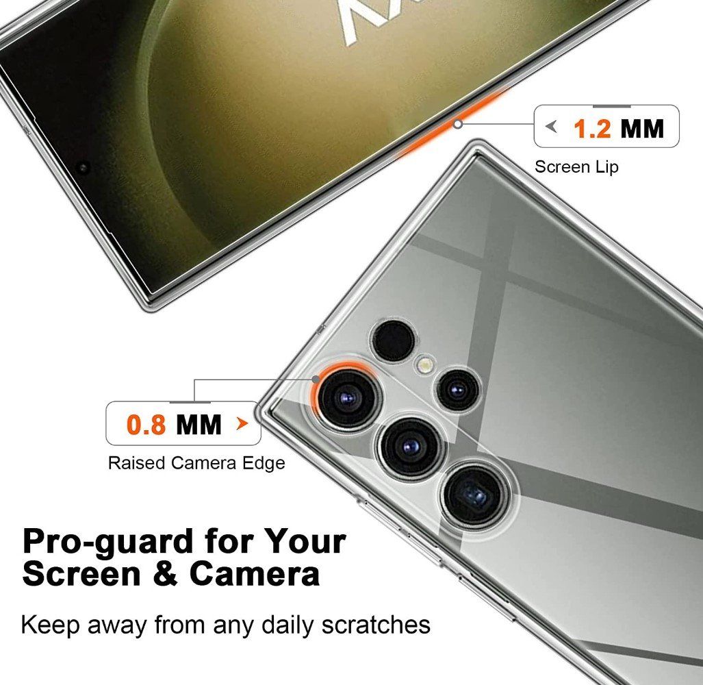 Cover & Protezioni schermo: Galaxy S23 Ultra Liquid Silicone Case Hülle Clear – Nuovo e nell'imballaggio originale da Rorschacherberg venduto da elektrofreak 3