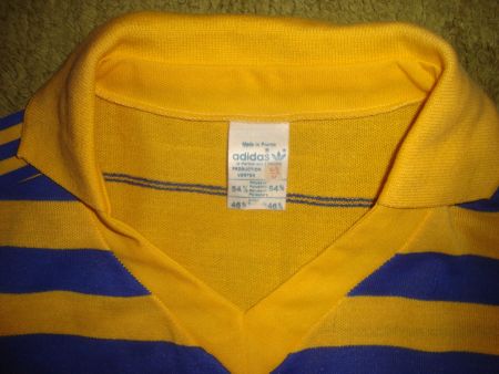 vintage 80iger years adidas Shirt Rugby size Med Made France