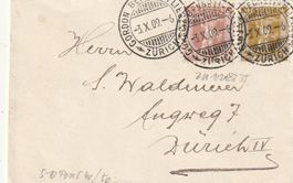 Zu. Nr. 101 und 102 auf Brief