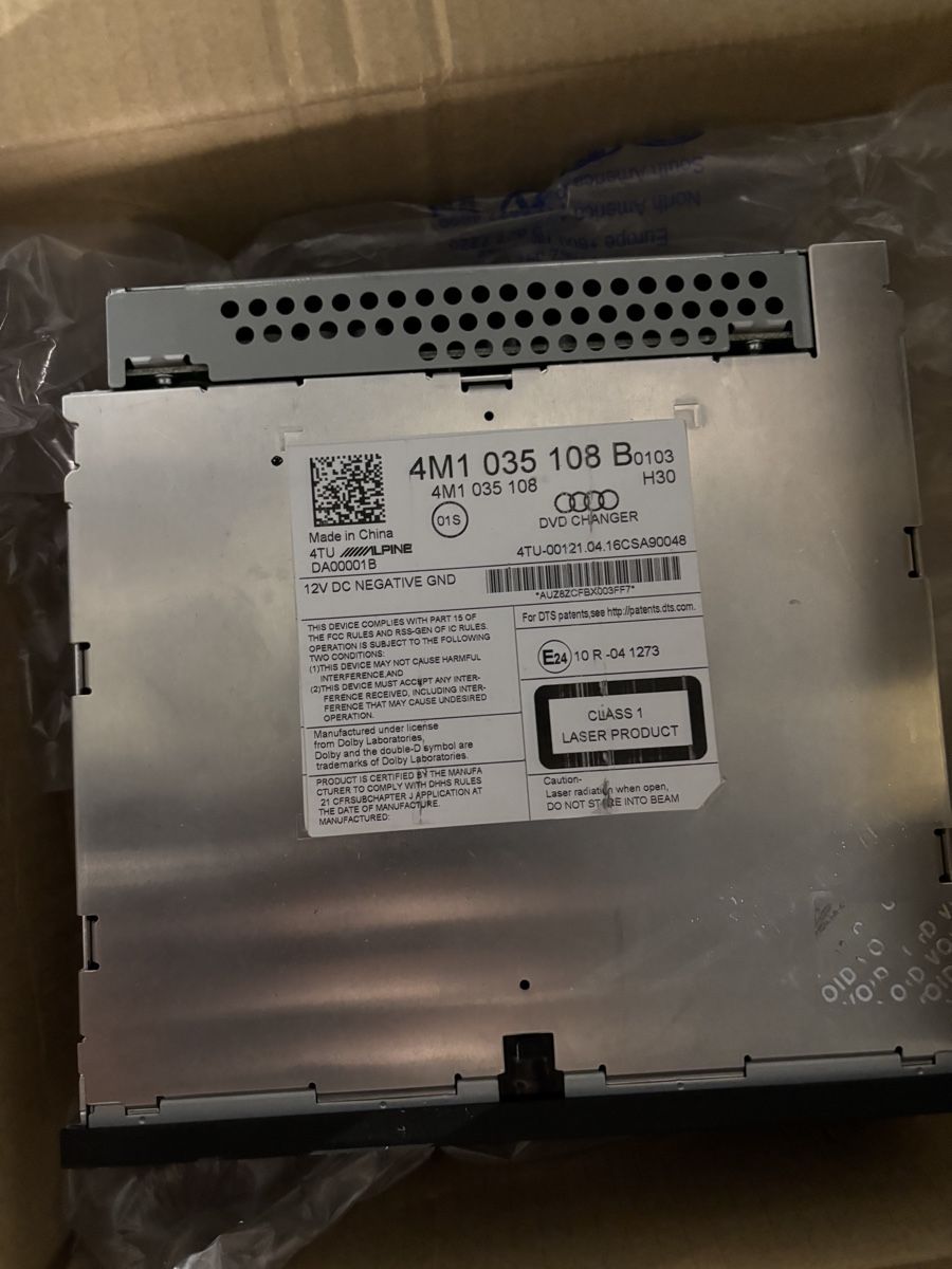 Componenti elettronici: Audi CD Wechsler 4M1035108 – Usato da Rudolfstetten venduto da Maurivv