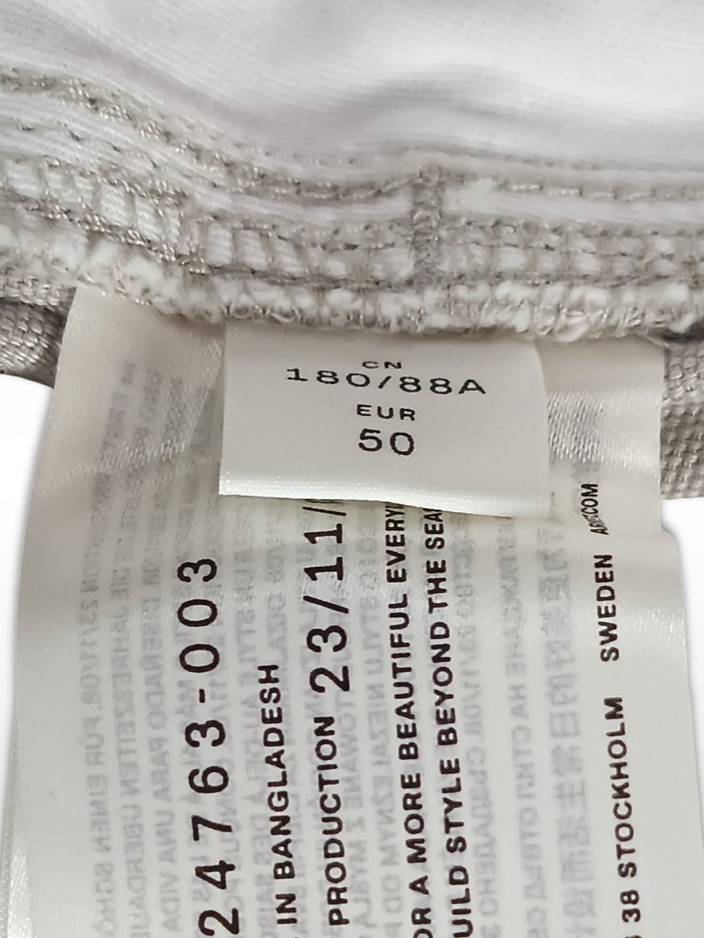 Arket Pantaloni: ARKET leichte Hose beige Gr. EUR 50 – Usato da Suhr venduto da Restwert_Suhr 7