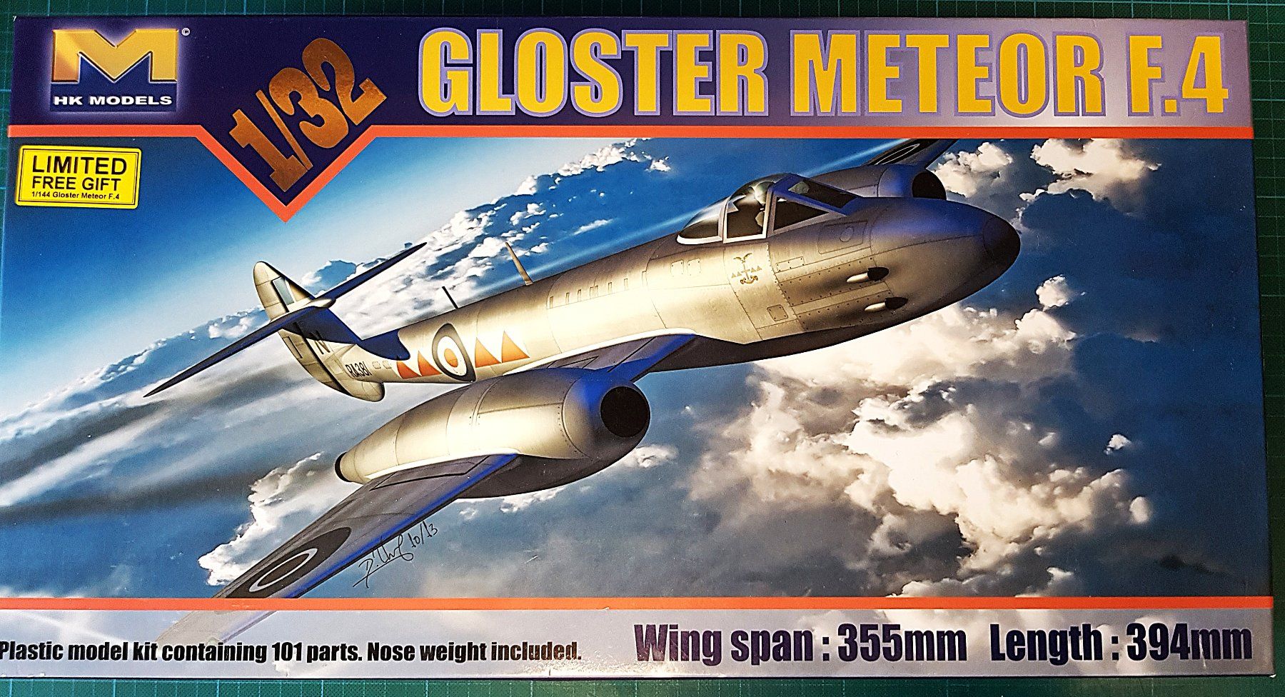 Kit di modellismo & Modellini statici: JET  GLOSTER  "METEOR"  F.4      HK Models  M  1:32 – Nuovo (secondo la descrizione) da Abtwil  SG venduto da Relluem1