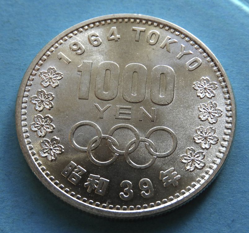 Japan 1000 Yen, 39 /1964 Olympische Sommerspiele, Tokyo 1964 Kaufen