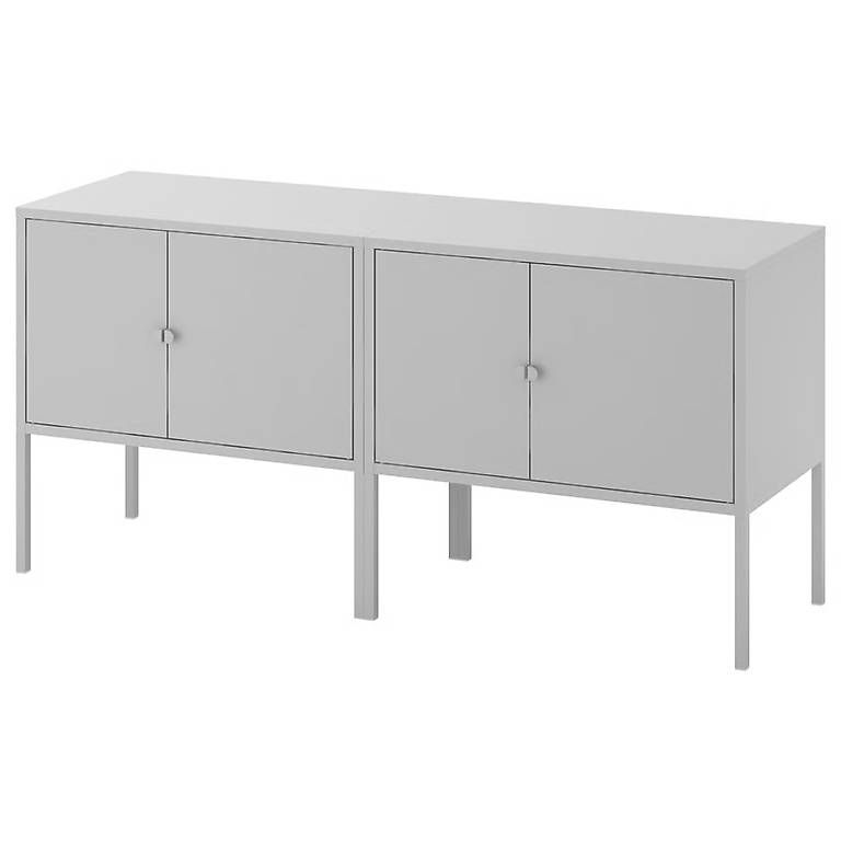 Armadi: IKEA LIXHULT Schrankkombination  grau  – Usato da Andwil TG venduto da fabidia 2