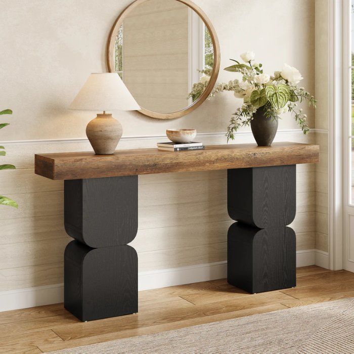 Tavoli: Konsolentisch 160cm Modern Schwarz Holz – Nuovo e nell'imballaggio originale da Gretzenbach venduto da Genfi-Shop