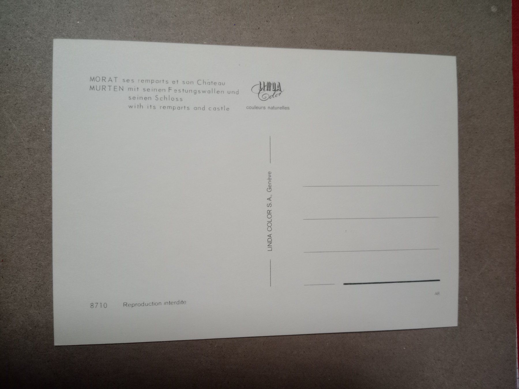 Cartoline postali: Ak Murten Morat mit Schloss – Usato da Küttigen venduto da Melisch1000 1