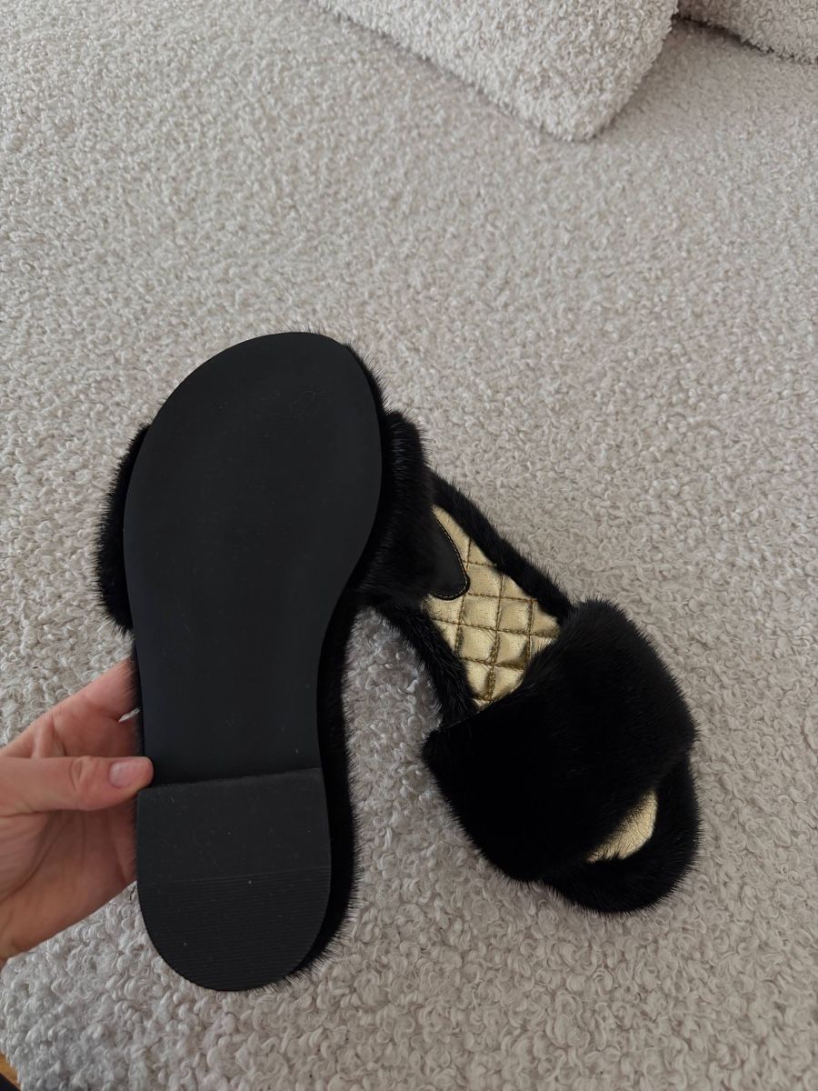 Scarpe da uomo: Nerz-Pelz schuhe Pelzschuhe – Nuovo (secondo la descrizione) da Baden venduto da Chaochao3 2