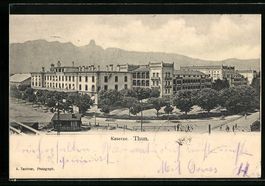 AK Thun, Partie an der Kaserne, 1904