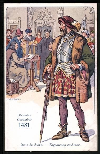 Fotos, Briefe & Postkarten: Stans, Tagsatzung, Diete de Stans 1481 – Gebraucht aus Berlin von bartko-reher