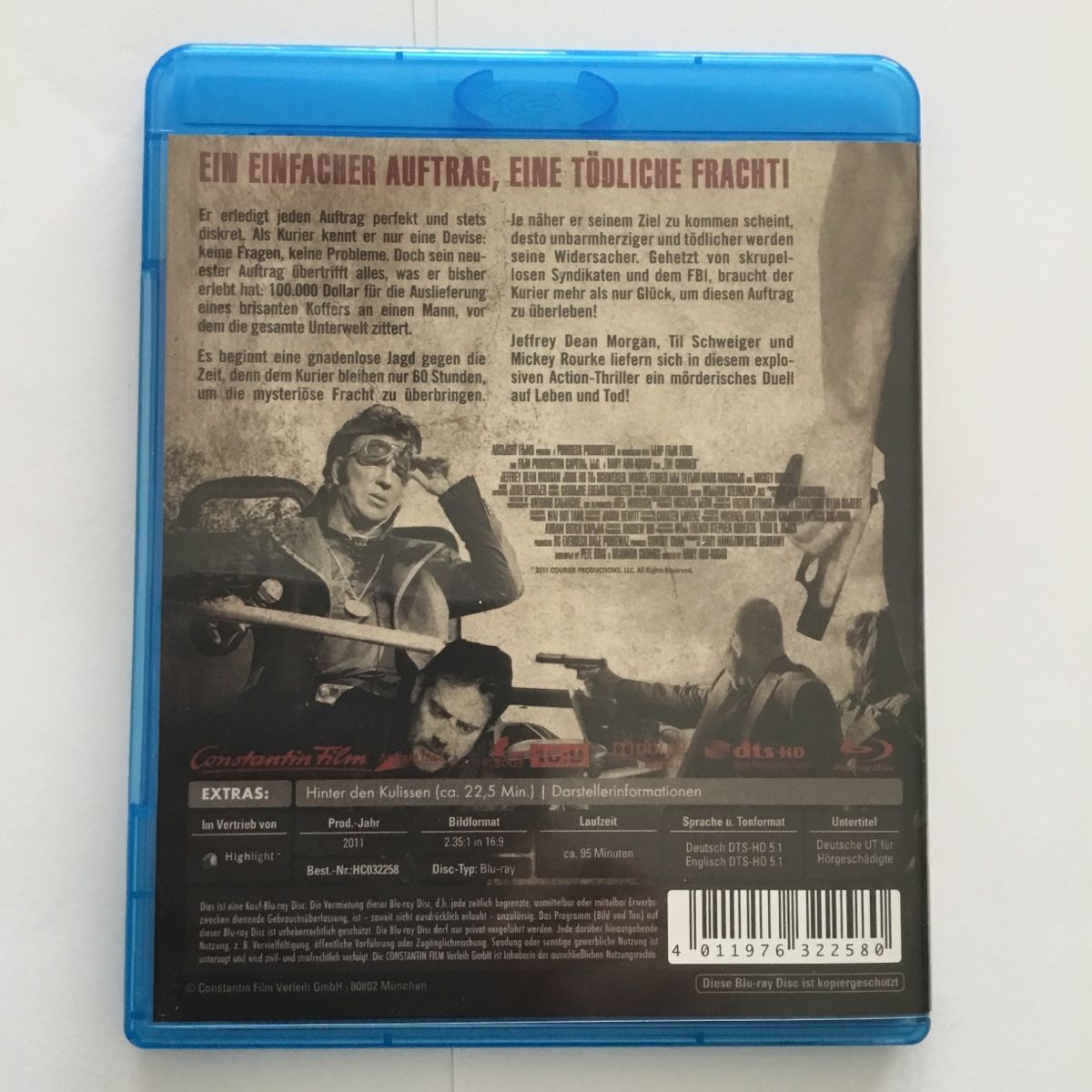 Tutti i DVDs: The Courier Blu Ray - Neu Wertig – Nuovo (secondo la descrizione) da Blauen venduto da berlingo65 1