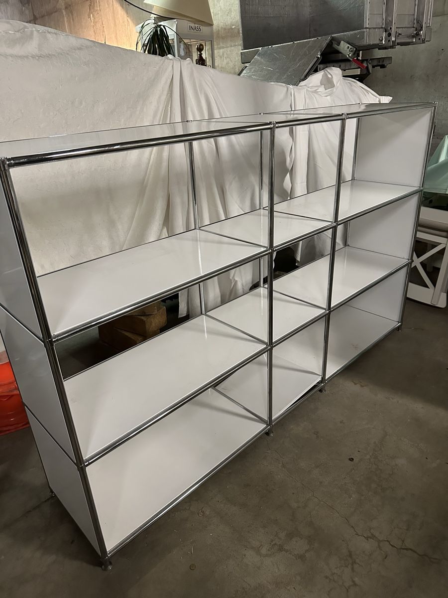 Scaffali: Bibliothèque étagère modulable blanc chrome 12 cases occasio – Usato da Lausanne venduto da artnouveau04 2