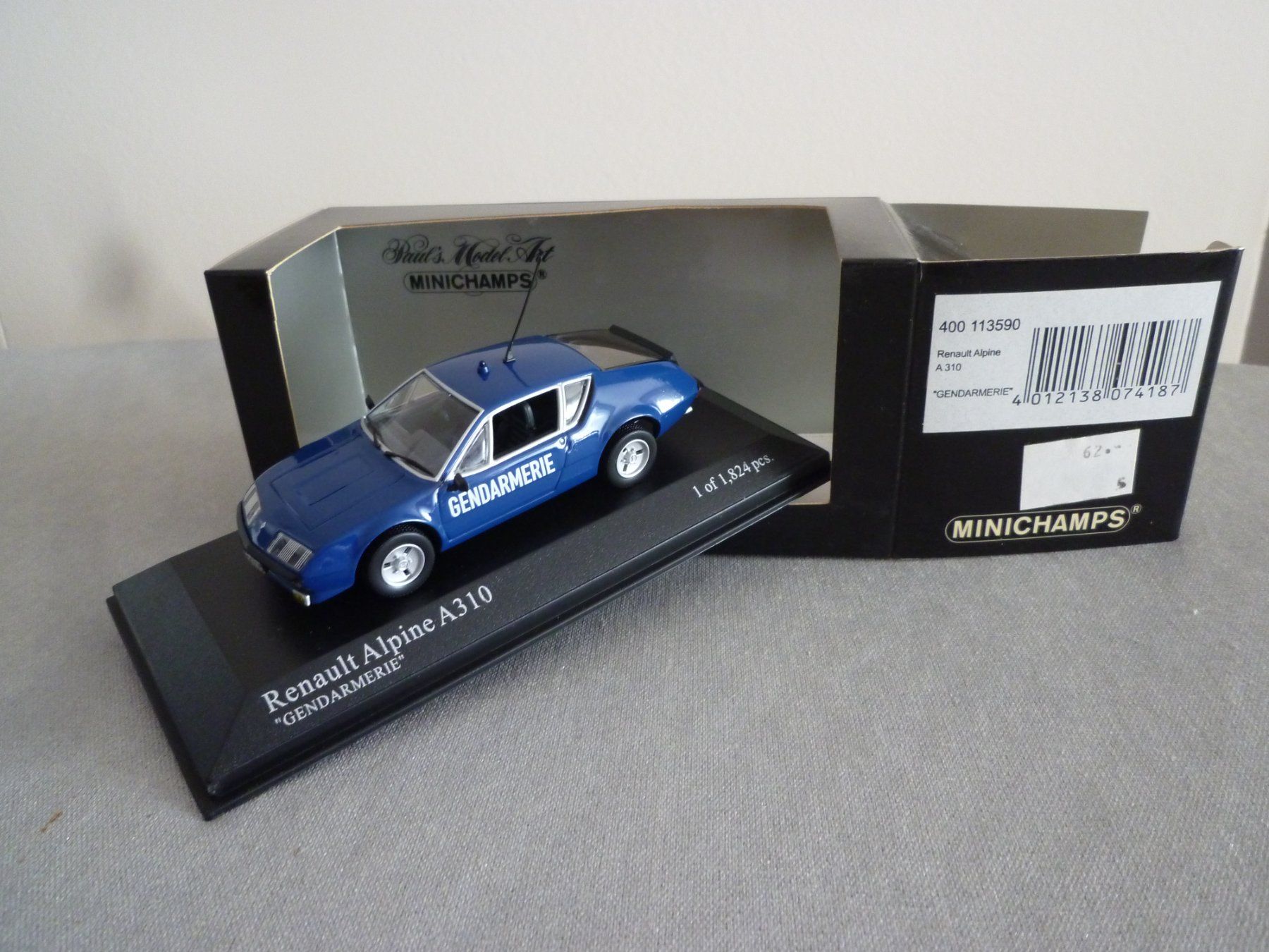 Renault Modellautos: Renault Alpine A310 "Gendarmerie" – Neu und originalverpackt aus Flawil von Imperiosud
