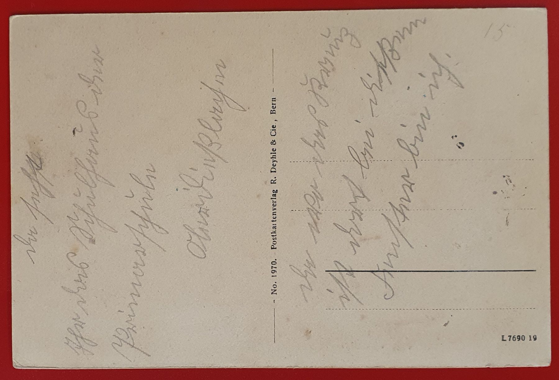 Cartoline postali: Oberdiessbach - Schulhaus – Usato da Kreuzlingen venduto da Rschweiz1 1