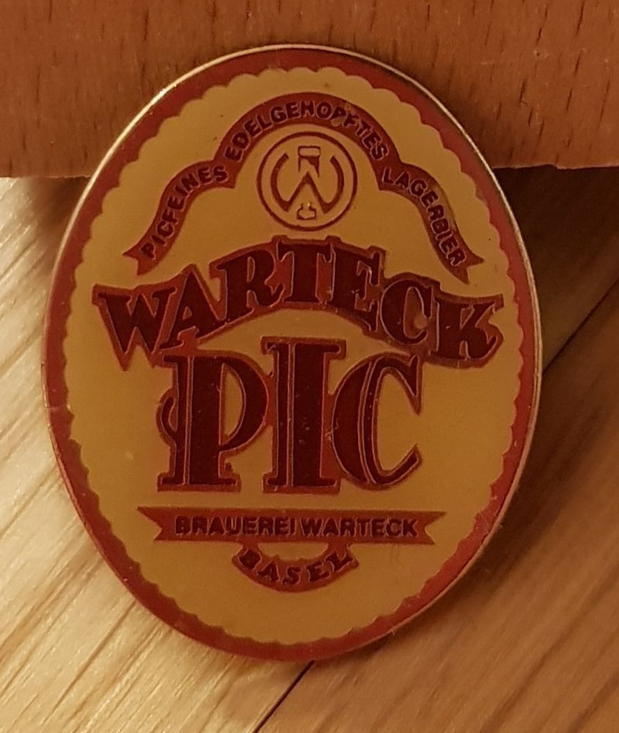 Basler Placchette & Badge: Warteck Basel Bier PIC – Usato da Emmenbrücke venduto da Herzog07 2