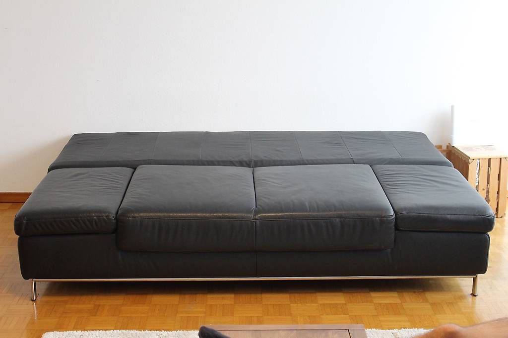Sofas: Schlafsofa schwarz, Leder – Gebraucht aus Küsnacht ZH von Tarel 2