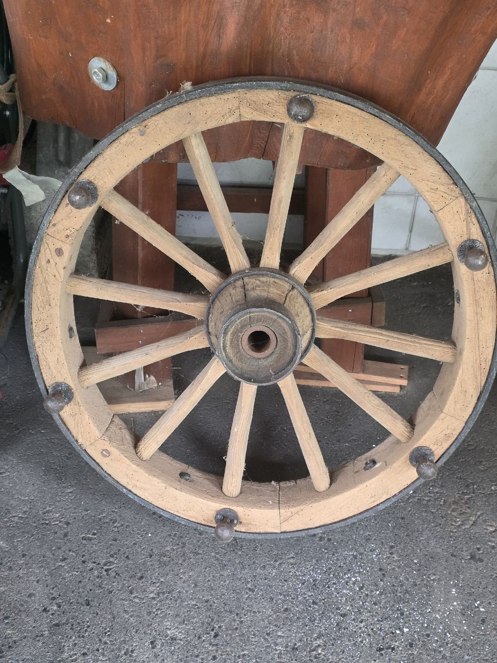 Pneumatici & Ruote complete: Wagenrad antik / Garderobe – Usato da Günsberg venduto da chevi412