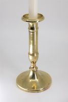 K0435 Antiker Säulenschaft-Kerzenständer Biedermeier ~1825