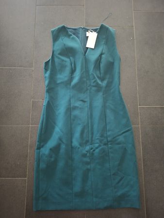 Edles petrolfarbenes Etuikleid Gr. 42