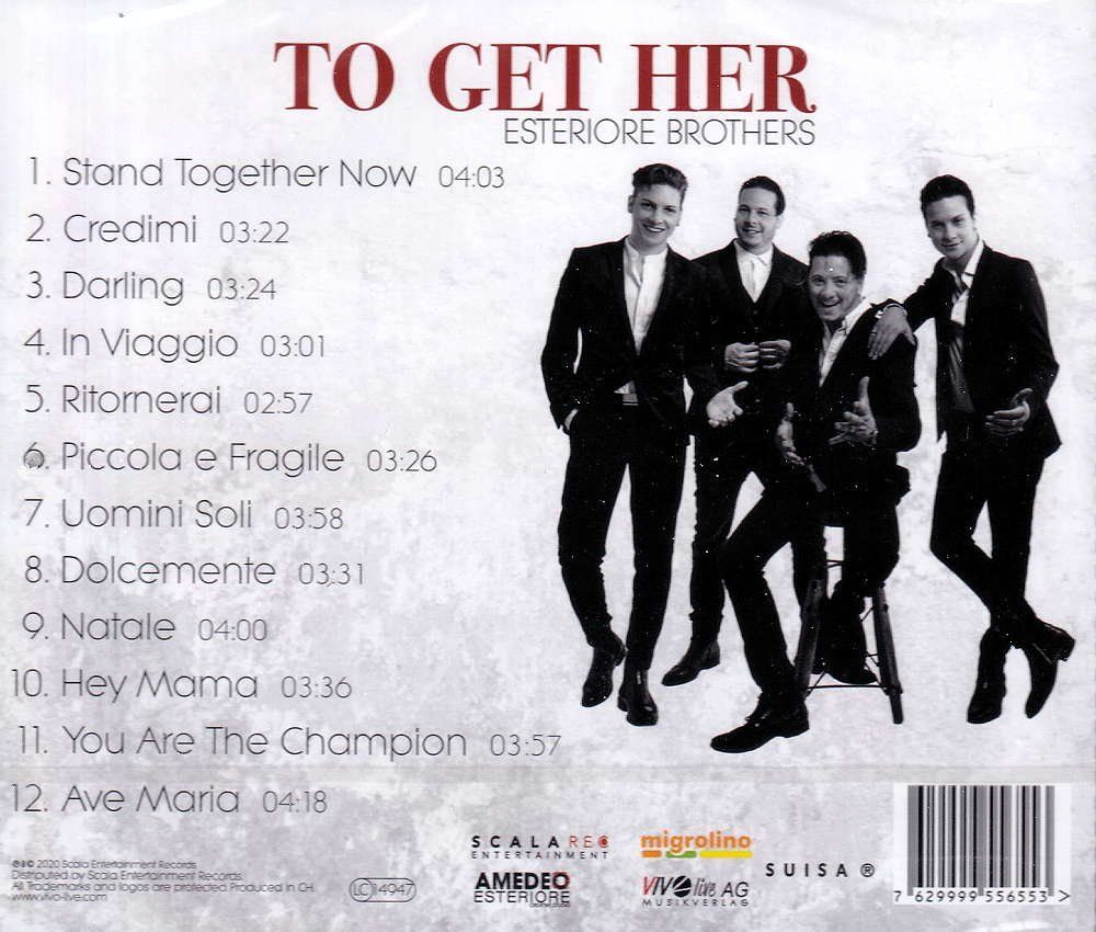 CD: Esteriore Brothers - To get her [CD] – Usato da Reckingen VS venduto da Melando 1