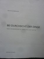 WALTER EHRISMANN. BEI DER DURCHSICHT DER DINGE.9 WASSERZEICH