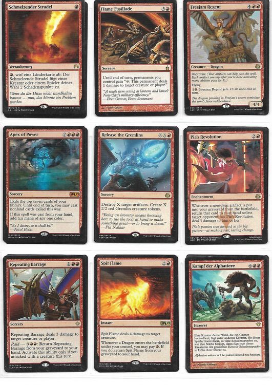 Magic the Gathering 9 rare Karten Kaufen auf Ricardo